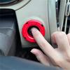 Car Moto Engine Start Stop Button Plastic Cover Switch Rotatable Protection Cap Interior Decoration Decor Sticker Ignition Decoration