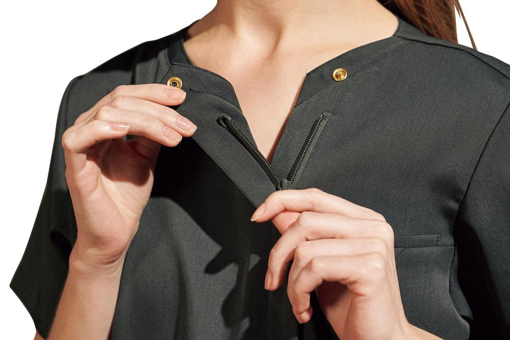 Series Medical Scrub Jacket 7082SC Charcoal Gray 3L [Luxury F] Women's