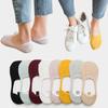 Women's Invisible Cotton Crew Socks Breathable Socks Low Top Summer Slippers Socks