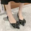 Woman Flats Non Slip Shoes for Women Fashion With Bow Stylish On Promotion Vacation High Quality a 2024 Summer Discount