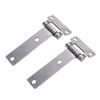1 Pair 316 Stainless Steel Marine Grade T Hinge Sturdy Heavy Duty Boat Hinge for Yacht Interior Hatches 135x58mm