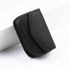 Portable Leather PU Glasses Case Belt Wearable Folding Glasses Storage Box