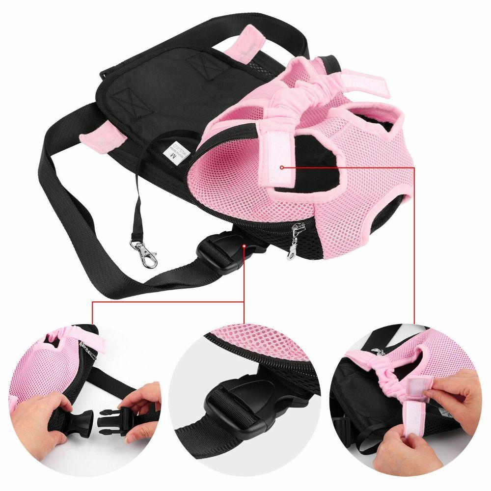 Portable Dog Backpack Carrier Puppies Pet Knapsack Legs Out Pet Carrier Backpack  Traveling