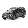 1/24 Benz GLS63 AMG Scale Alloy Diecast Toy Car Model Simulation Metal Vehicles Toy SUV Pull Back Sound Light Toys for Children