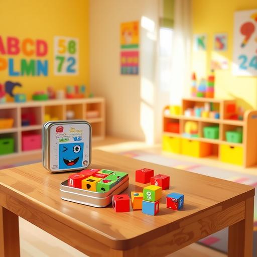 Wooden Children'S Early Education Fun Face-Changing Expression Rubik'S Cube Building Block Battle Iron Box Hand-Eye Coordination Educational Toy