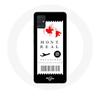 Case for Samsung Galaxy A51 5G Plane Ticket Montreal Canada