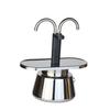 Newest Double Headed Stainless Steel Mocha Pot 100ml Coffee Maker for Espresso Tools