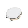 JP Number Tambourine Musical Instrument Percussion Instrument Dance Ballet Wooden Compact Lightweight Easy Tambourine Diameter 20cm