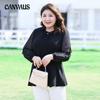 Plus Size Women's Fashion Chiffon Thin Cover Meat Long Sleeve Blouse