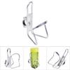 Motorcycle Drink Cup Holder Bike Drink Support Stand for Motorcycle/Bicycle (Silver White)