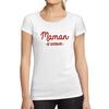 Femme Graphique Maman D Amour Imprime Des Lettres T-shirt