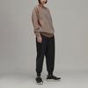 Y-3 Fall Winter 22 Drop Shoulder Large Logo Knit Crewneck Sweater Women Sweater Brown HS9818