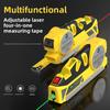 Laser Level Multifunctional Infrared Tape Measure High Precision Strong Light Green Light Small Level Measure