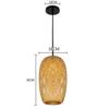 New Bamboo Lamp Shade - Natural Hand-Woven Rattan Chandelier Bamboo  Lighting Fixtures Hanging Light