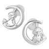 Moomin Limited Little My Crescent Stud Earrings 2P Binaural Silver 925 Official Character Goods [MOOMIN] Women's