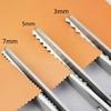 3 5 7mm Fabric Dressmaking Scalloped Edge Pinking Shears Scissors Clipper
