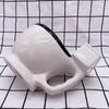 300ML Toilet Shaped Mugs Novelty Gag Gift Mug Ceramic Material Mug White and Black Color Coffee Cup for Latte for Friend