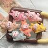 3Pcs/6pcs Flocking Doll Rab Hairpin Girl Anime Bangs Clip Hair Accessories Children's Gifts