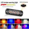 Ultra-Thin LED Strobe Car & Truck Warning Light 12-24V