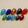 Grade A 10pcs Colour Faceted Glass Crystal Water Drop Beads for Bracelet Earring Jewelry Making