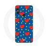 Case for Xiaomi Redmi Note 5 AI Dual Camera BTS Bangtan Boys BT21 TATA De V Blue Background