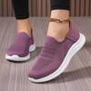 New Spring One-pedal Sneakers Mother Shoes Widened Middle-aged and Elderly Non-slip Soft-soled Walking Shoes