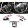 Steering Wheel Chrome Inserts Cover Trim For VW Golf Polo Jetta Caddy Touran
