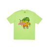 FW21 Large Up T-Shirt Light Lime Cartoon Print Crew Neck Short Sleeve T-Shirt Unisex Tops Green PAL-FW21-364