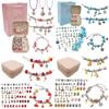 Charm Bracelet Making Kit for Girls, 66 Pcs Jewelry Making Kit In Gift Box, Perfect Birthday and Christmas Gift for Girls Aged 6-12