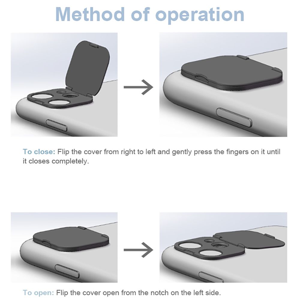 New Sticker Accessories Privacy Protector WebCam Cover Back Camera Lens Protective