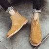 Golden Sapling Men Chelsea Boots Leather Casual Shoes Elegant Men's Ankle Boot Leisure Party Winter Shoe Platform Flats