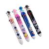 Return To School Season 5pcs Astronaut Model Ten Color Ballpoint Pen Student Hand Account 10 Color Pen Creative Astronaut Press Color Multicolor Pen