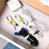 10/20/30PCS Cable Storage Mobile Phone Cable Winder Earphone Clip Charger Cord Organizer Management Multifunctional Silicone Wire Cord Fixer Holder