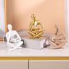 Abstract Thinker Resin Ornament Delicate Colors Fine Textures Realistic Poses Living Room Light Luxury Decorations