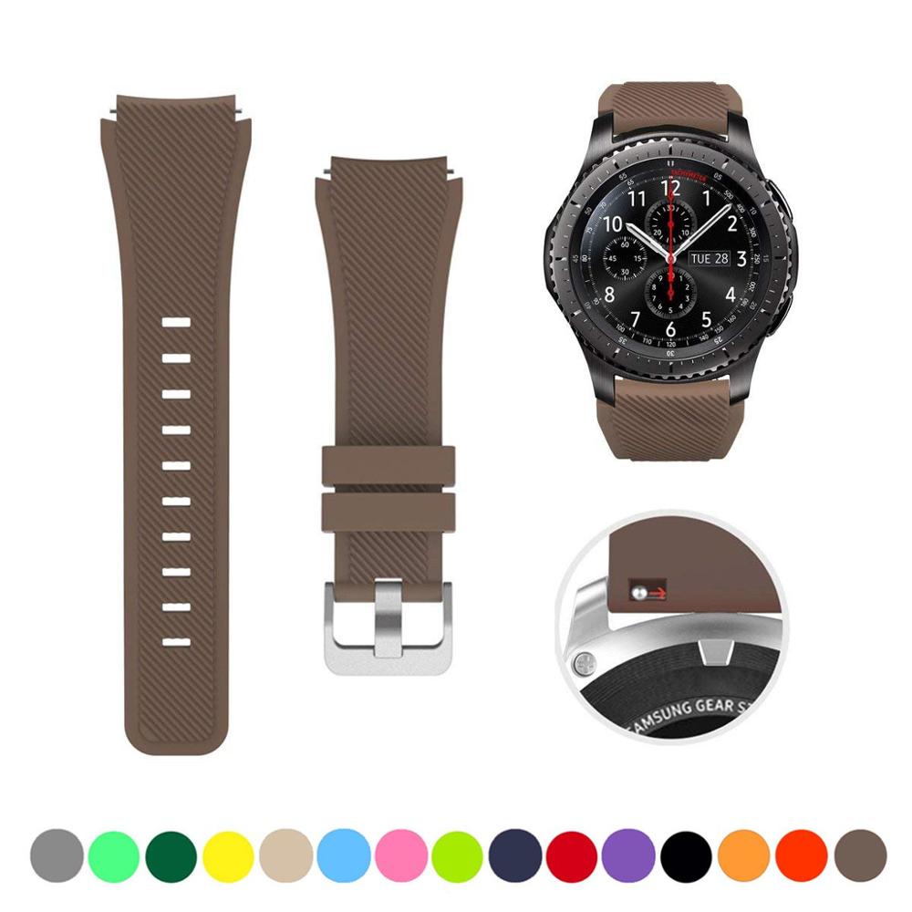 22mm Watch Band For Samsung Galaxy Watch 46mm 42mm Active 2 Gear S3 Frontier Strap Huawei Watch GT 2e Strap Amazfit Bip 47 44