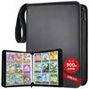 Card File Card 9 Holds 900 50 Waterproof and Trading Card Portable Zipper Card Collects Other Game Cards Binder, Pockets, Cards, Cards,