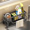 Kitchen Sink Storage Rack, Toilet Storage Rack, Kitchen Faucet Sponge Holder, Storage Rack Sink Organizer, Drain Rack for Sponge,