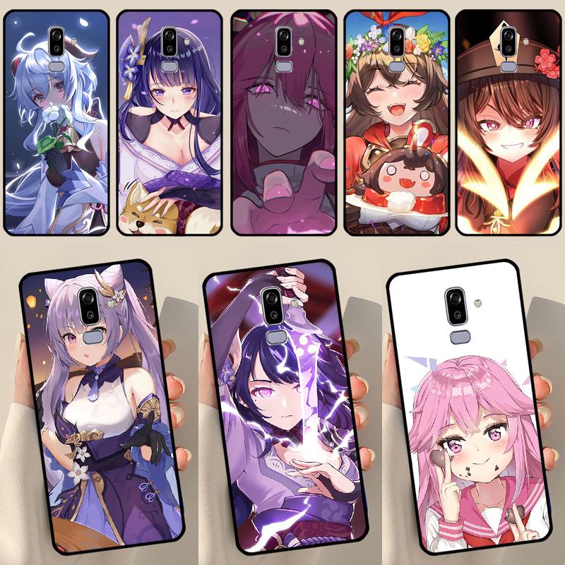 Hot Genshin Impact Game Case For Samsung Galaxy J1 J3 J7 J5 2016 A3 A5 2017 J8 A7 A9 J4 J6 A6 A8 Plus 2018 Cover