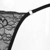 Sexy Men Sissy Sheer Lace Underwear Thong Crossdress T-back Brief Panties