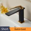 Basin Faucets Modern Black Bathroom Mixer Tap Brass Washbasin Faucet Single Handle Single Hole Elegant Crane For Bathroom 855991