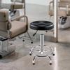 Round Rolling Stool Beauty Chair Base, Replacement Universal Vanity Part Salon SPA Base