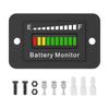 Battery Monitor Capacity Voltage Meter Tester 12V 24V 36V 48V 60V 72V Waterproof Battery Meter for Car Boat Marine Vehicle Motorcycle Truck Caravan