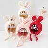 Warm Cartoon Baby Hat Windproof Girl's Ear Protection Cap Cute Baby Cap  Winter