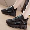 Women Sneakers 2024 Cotton Shoes Thick Sole Plush Winter New Soft Sole Lace Up Platform Fashion Warm Wear-resistant Casual Shoes
