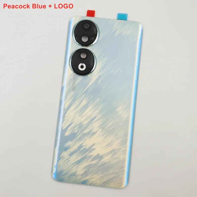 Back Glass Door For Huawei Honor 90 Glass Battery Cover Honor90 Rear Lid Housing + Camera Lens + Sticker Adhesive Glue