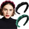 Solid Color Velvet Headband Hair Bands Winter New Sponge Hair Hoop Bezel Headbands For Women Fashion Hair Accessories