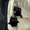 Крылья Черный Кот Плюшевая Кукла Брелок Звезда Кольцо для Ключей от Машины Новая Кукла Подвеска для Сумки Украшение для Школьной Сумки