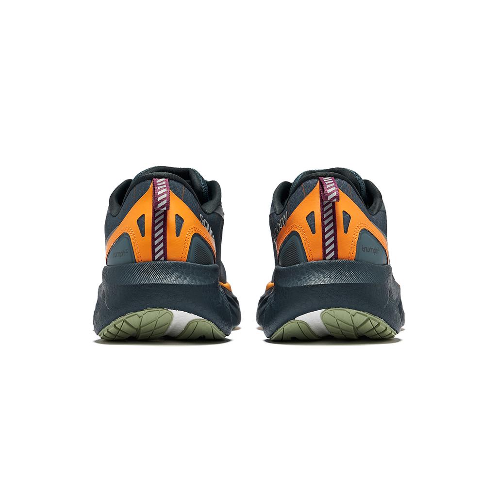 SAUCONY Triumph 22 Gtx Premium Cushioning Waterproof Breathable Running Shoes Women Sneakers Gray Blue S10966-253