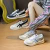 Shoes Wear-resistant Women's Casual Shoes Adding College Style Board Shoes Trendy and Versatile Sports Style Board Shoes