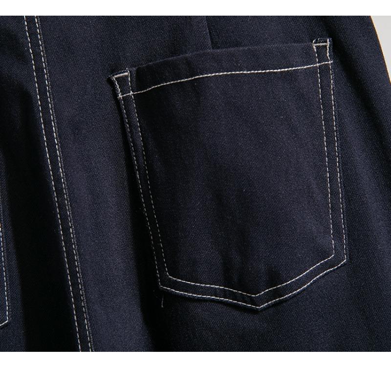 MODIQUE Women's Winter Large Size Knitted Jeans New Loose Classic Casual High Waist Black Trousers Basic Versatile Straight Jeans